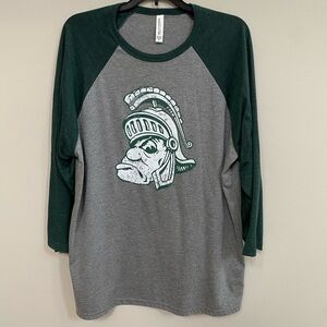 Bella Canvas Michigan State Long Sleeve Tee